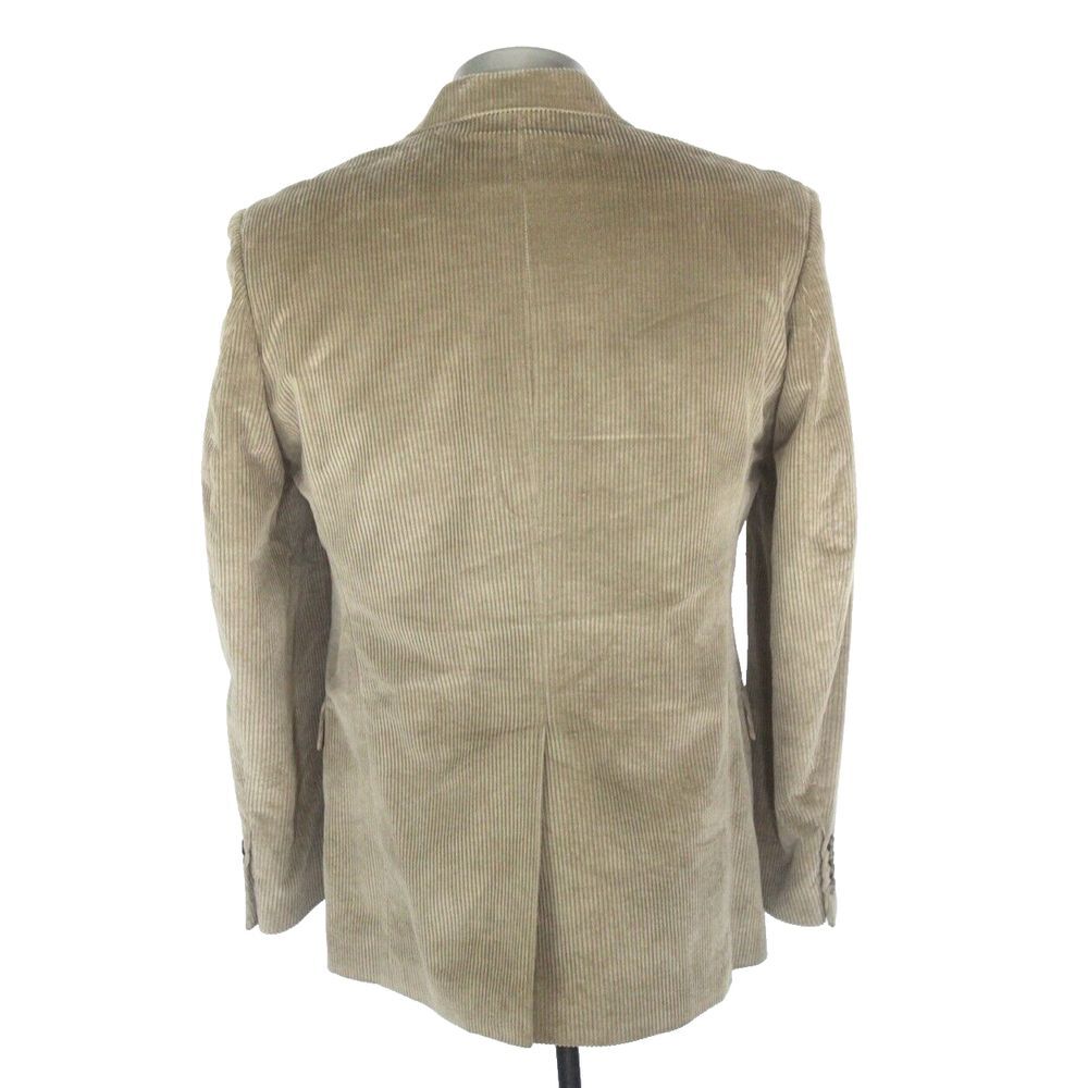 mens tan Wide Wale Corduroy blazer jacket sport suit coat merona soft 40 R - Picture 4 of 6